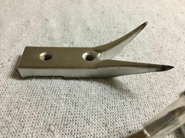 Spitzen Doppeldorn für Steigeisen Aluminium – Bild 2